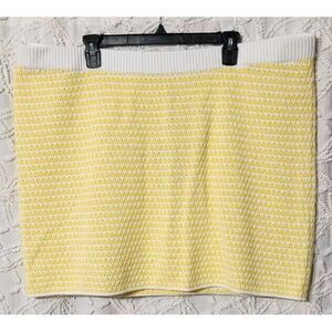 Future Collective Skirt Womens 2X Crochet‎ Checkered Mini Alani Noelle Beachy
